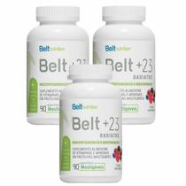 3x Belt+23 Bariatric Plus Mastigável- Frutas Vermelhas