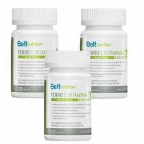 3x Belt Ferro Bariatric - Vitamina C + Ácido Fólico 3x Belt Ferro Bariatric - Vitamina C + Ácido Fólico