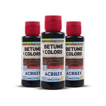 3X Betume Colors Nogueira 60ml 956 Acrilex