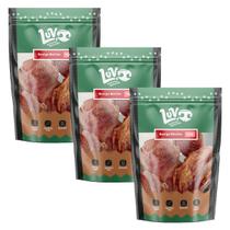 3x Bexiga Bovina 150g - LUV KIT Petiscos Naturais