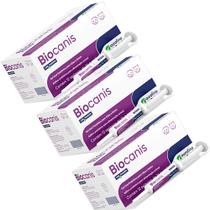 3x Biocanis 14g - Gel Oral Probiótico Para Cães E Gatos - Ourofino Pet