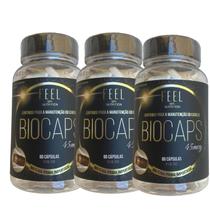 3X Biocaps Feel Vitamina Cápsulas De Crescimento Capilar Exclusivo
