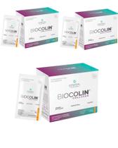 3x Biocolin Collagen Tangerina 30 Sachês 7g Central Nutrition