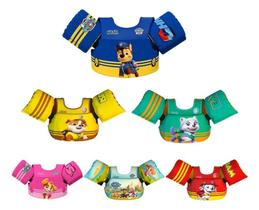 3X Boia Infantil Colete Salva Vidas Patrulha Canina Nash