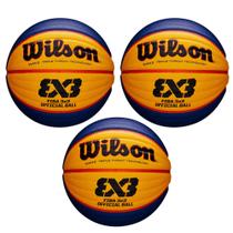 3x Bola de Basquete Fiba Oficial 3x3 - Wilson - OFICIAL