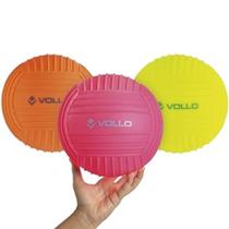 3x Bolas para Atividades Aquáticas em Piscinas e Praias 15 cm Vollo - (Laranja + Amarelo + Rosa)