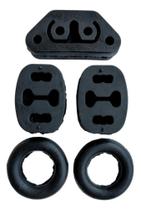 3X Borracha Coxim Escapamento Fiat Uno Kit 5 Unidades