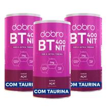 3x Bt Nitrato Dobro Com Taurina Sabor Açaí 450g