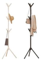 3X Cabideiro Chão Mancebo Organizador Ganchos Arara Roupa Bo
