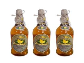 3x Cachaça Artesanal Bananazinha Pinga De Banana