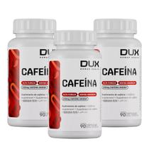 3x Cafeína 200mg Rápida Absorção Dux 90 Capsulas 3x Cafeína 200mg Rápida Absorção Dux 90 Capsulas