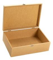 3X Caixa Com Fecho 20X12X7 Em Mdf Cru Oferta 3X Caixa Com Fecho 20X12X7 Em Mdf Cru Oferta
