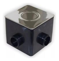 3X Caixa De Passagem Quadrada Con Regulagem Tampa Inox Brust 3X Caixa De Passagem Quadrada Con Regulagem Tampa Inox Brust