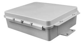 3X Caixa Hermética Média Plástica Multiuso Cinza 3X Caixa Hermética Média Plástica Multiuso Cinza