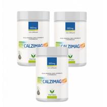 3x Calzimag Cálcio- Magnésio- Zinco- D3 e B12 Vital Natus