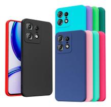 3X Capa Capinha Compatível Motorola Moto Edge 50 Pro Aveluda