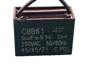 3x Capacitor Partida 5uf/250v Fio 38x18x28mm Cbb61