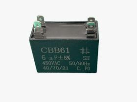 3x Capacitor Partida 6uf/450v Faston 46x22x39mm Cbb61