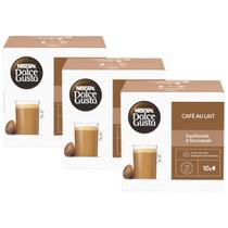 3x Capsula de Café Au Lait Dolce Gusto 10 unidades - 3x Capsula de Café Au Lait Dolce Gusto 10 unidades -