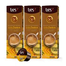 3x Cápsula de Café Tres 3 Corações Espresso Colombia 10 Unidades