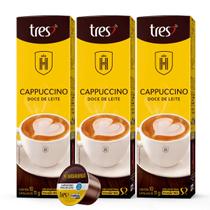 3x Cápsula de Cappuccino Havanna Doce De Leite Tres 3 Corações 10 Unidades 3x Cápsula de Cappuccino Havanna Doce De Leite Tres 3 Corações 10 Unidades