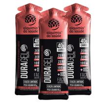 3x Carbogel Box 40g Carbo Alquimia da Saúde Morango 15 Unidades 60g