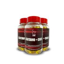 3X Cartamo+Coco Hf Suplementos 120 Caps