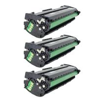 3x Cartucho Toner Para Laser 107a 107w 105a W1105a Com Chip