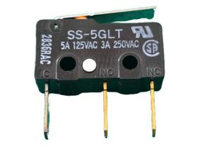 3x Chave Micro Switch Na/Nf 5amp 125v Ss-5glt Haste 14,5mm