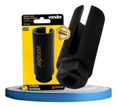 3X Chave Soquete Sonda Lambda Sextavada Aberta Estriada 22Mm