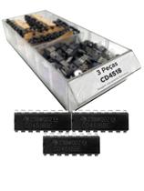 3x Circuito Integrado Cd4518 = Cd 4518 - Dip16