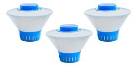 3X Clorador Flutuante Suporte Para Pastilhas De Cloro Piscin 3X Clorador Flutuante Suporte Para Pastilhas De Cloro Piscin