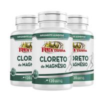 3x Cloreto de Magnesio P.A 500mg 360cps - N&S