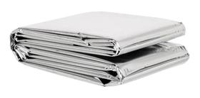 3X Cobertor Manta Térmica Aluminizado Isolante Emerg Resgate