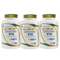 3x Coenzima Q10 200mg 60 Cápsulas - Flora nativa do brasil 3x Coenzima Q10 200mg 60 Cápsulas - Flora nativa do brasil