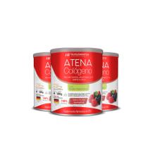 3x colágeno atena verisol+ácido hialurônico frutas vermelhas