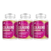3x Colágeno Hidrolisado Vitamina A C D3 E 60 Caps Flora Nativa do Brasil