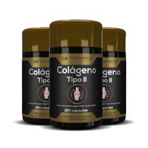 3x colágeno tipo ii 120 cápsulas hf suplementos