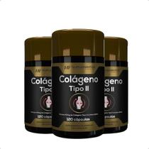 3x colágeno tipo ii 120 cápsulas hf suplementos