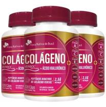 3x Colágeno Verisol + Ácido Hialurônico 120 Capsulas