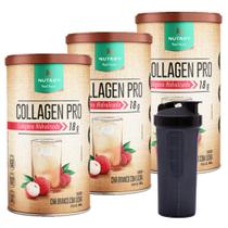 3x Collagen Pro - 450g Nutrify - Proteína do Colágeno + Coqueteleira