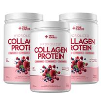3x Collagen Protein Bodybalance True Source Red Berries 450g