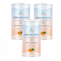 3x Collcreatine - 500g - Central Nutrition - Sabor Tangerina