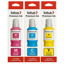 3x Color Refil De Tinta Premium Ink Gi10 G5010 G6010