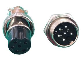 3x Conector Mike 6Vias Macho/Femea