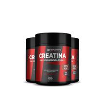 3x creatina em pó 3g pura hf suplements 300g