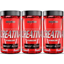 3x Creatina Hardcore Integralmédica 120 Cápsulas Sabor:Neutro 3x Creatina Hardcore Integralmédica 120 Cápsulas Sabor:Neutro