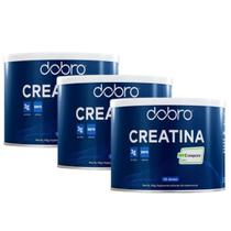 3x Creatina Monohidratada Creapure Dobro 150g