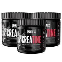 3X Creatina Monohidratada Darkness 300G - Sem Sabor