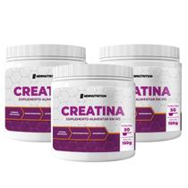 3x Creatina Monohidratada New Nutrition 150g